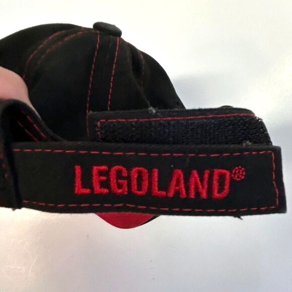 Legoland Official Pirate Patch White Black Red Baseball Adjustable Hat Youth - Picture 4 of 7